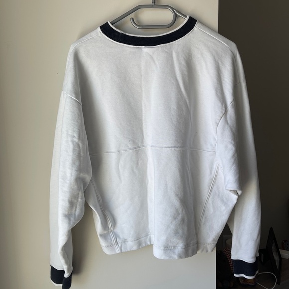 Nike White and Black Crew Neck Sweater - Picture 3 of 4